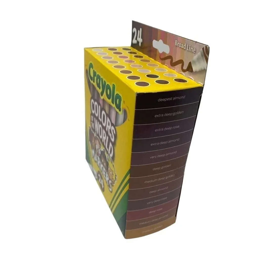 Colors of the World Washable Skin Tone Markers, 24 Count